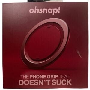 ohsnap! Snap Grip 5 UltraThin Magnetic Stand MagSafe - all phones - cherry noise